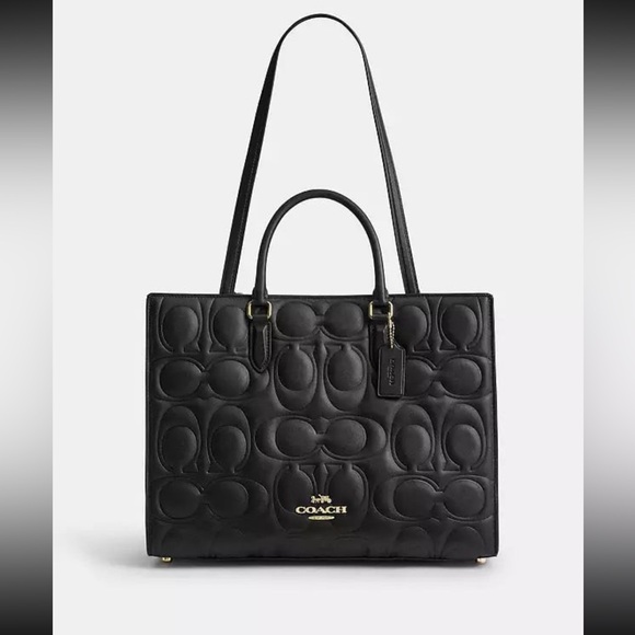 ‼️last 1‼️NWT！COACH Large Maggie Tote Bag In Signature Leather（COACH CY672） - Picture 11 of 13